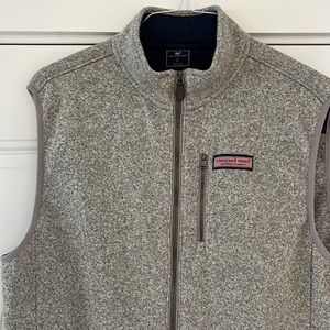 Vineyard Vines Harbor Fleece Vest Sz L